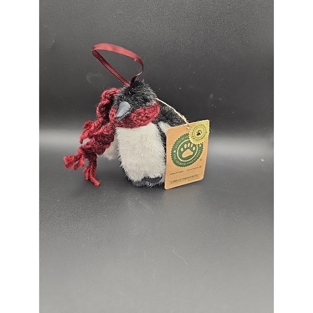 Boyd's Bears Chilly Frostbite Plush Penguin Ornament 1999 w Tag CUTE!